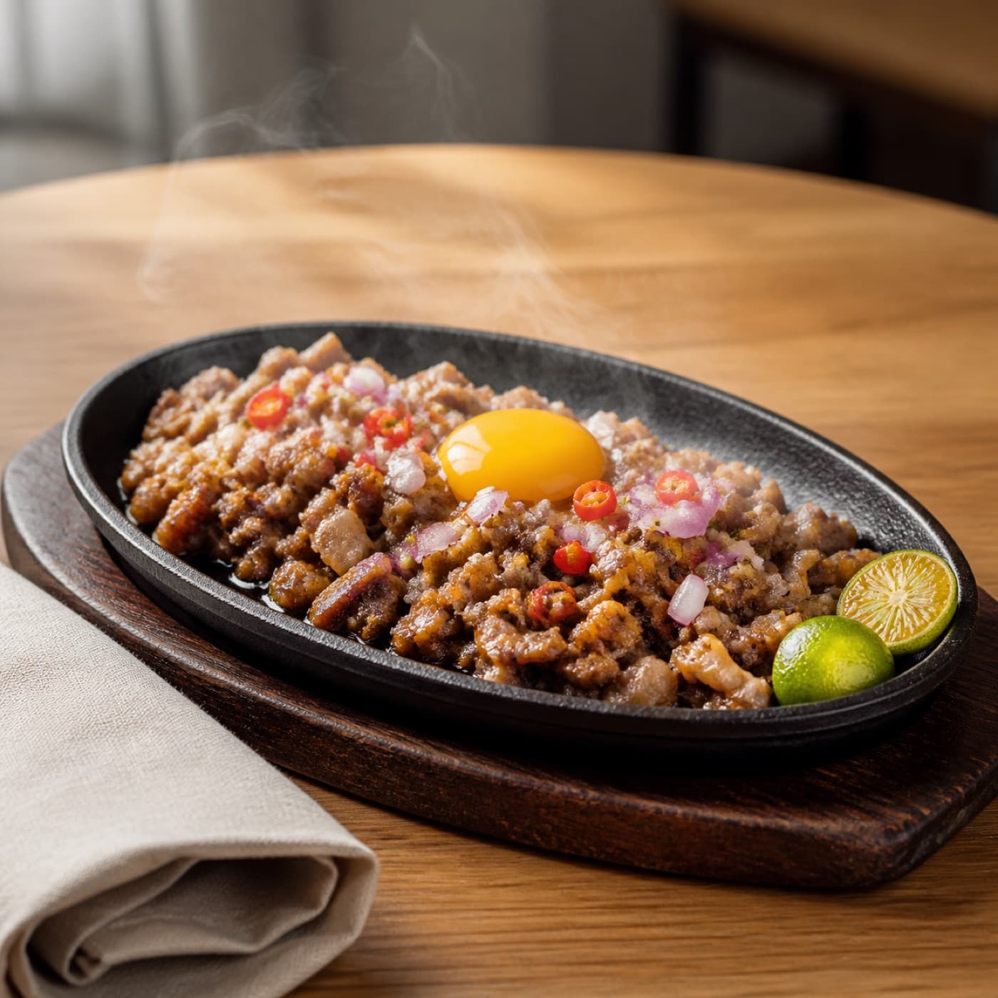 Sizzling sisig