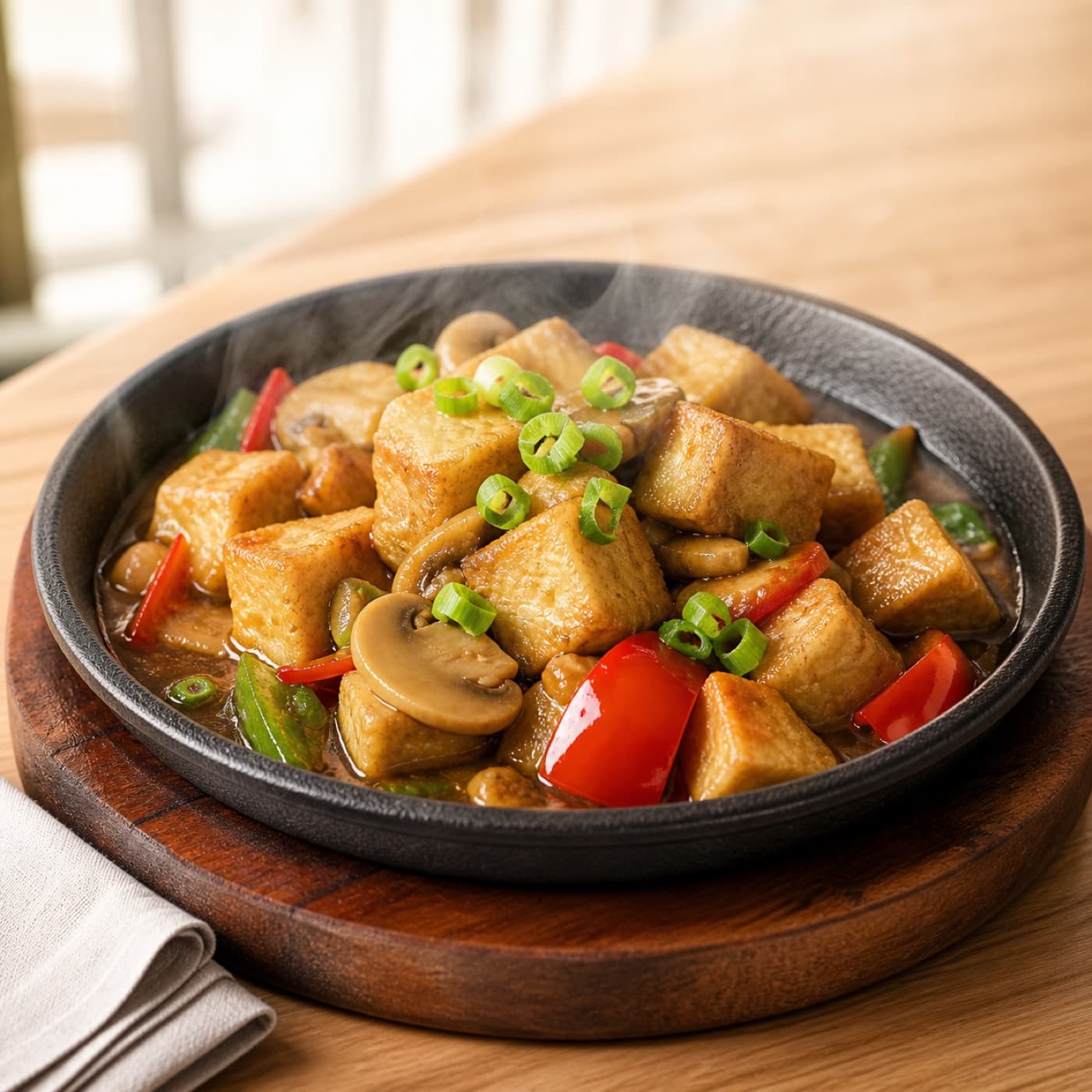 Sizzling Tofu